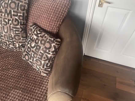 Photo of free Snuggle / love sofa and footstool (Alexandra road RM13) #4