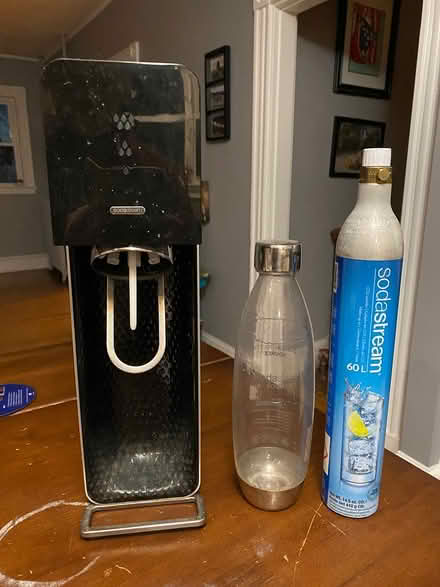 Photo of free Soda stream and empty canister (Lowell and highland) #1