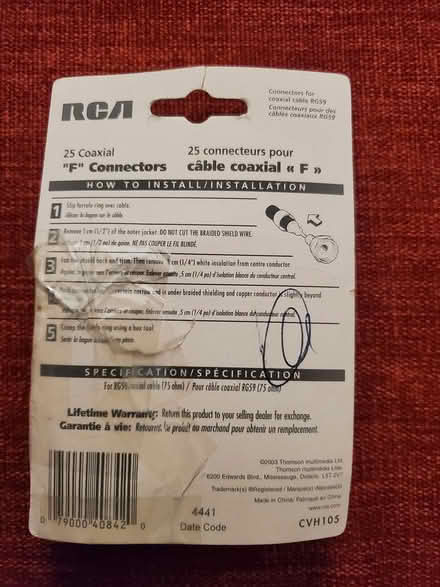 Photo of free Coaxial F Connectors (Near Experimental Farm) #2