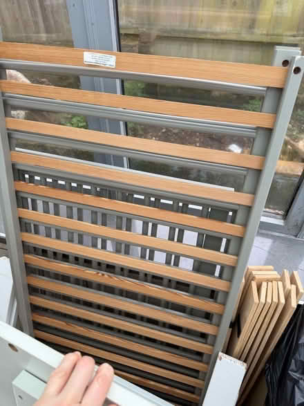 Photo of free MOKEE Cot (Solid Beachwood) (Barnes SW15) #3