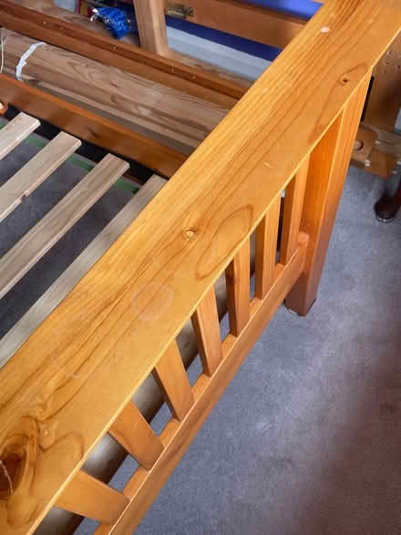Photo of free Wooden double bed frame (Borough Green) #4