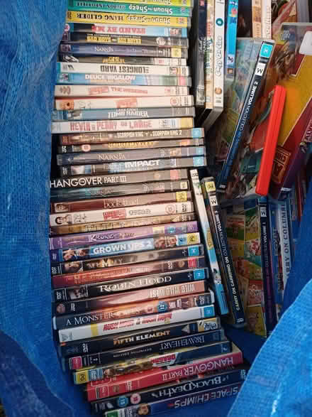 Photo of free Very large bag of dvd (LS16 Ireland wood) #1