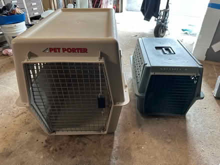 Photo of free Large and medium dog travel crate (Princeton) #1