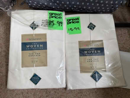 Photo of free Two Tab Top Curtain 46x90 (117x229) (BH8 Bournemouth) #1