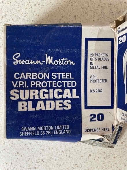 Photo of free Surgical bladesa (Odd Down) #2