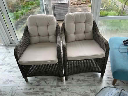 Photo of free 2x conservatory chairs (Uffington SN7) #1