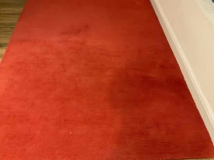 Photo of free Red wool rug John Lewis 100% wool (SE26) #3