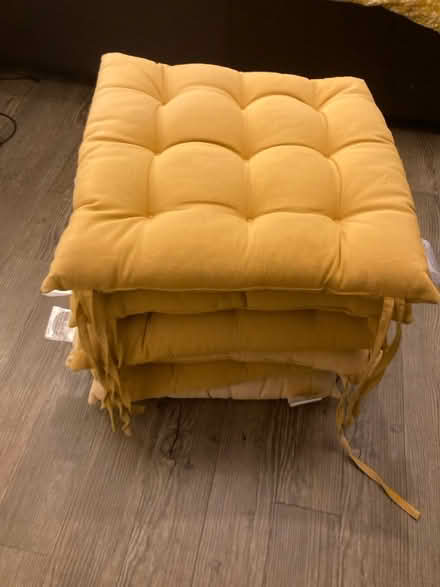 Photo of free 6 John Lewis Outdoor cushions (Canada Water SE16) #1