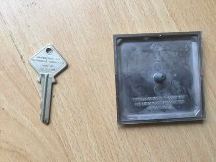 Photo of free AA memorabilia badge and aa box key (B62 near Blackheath) #2