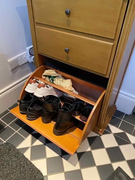 Photo of free Wooden shoe cupboard (Belfast, Lisburn Road BT9) #4