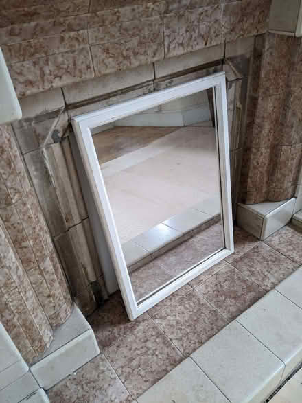 Photo of free Mirror in white frame (Higham Hill E17) #1