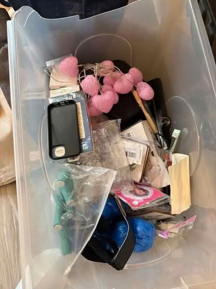 Photo of free Plastic crate full bits & bobs! (Stanford-Le-Hope SS17) #1
