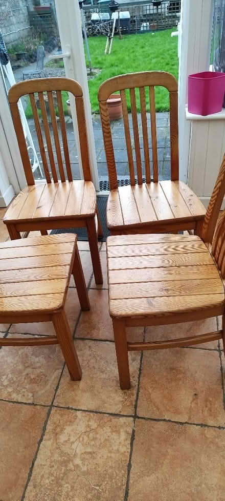 Photo of free 4 kitchen chairs (Dublin 12) #2