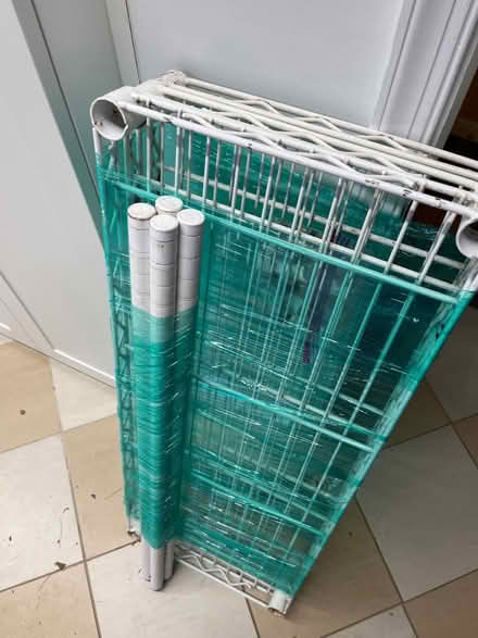 Photo of free Bakers Rack 36” wide by 15” deep (Cleveland Park) #1