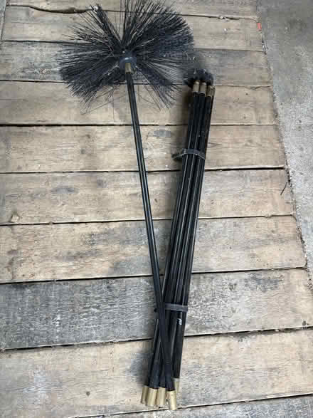 Photo of free Chimney sweeping brush and poles (Glazebrook, WA3) #1