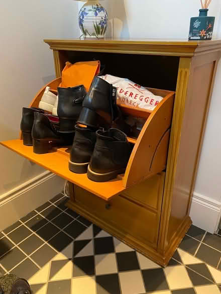 Photo of free Wooden shoe cupboard (Belfast, Lisburn Road BT9) #3