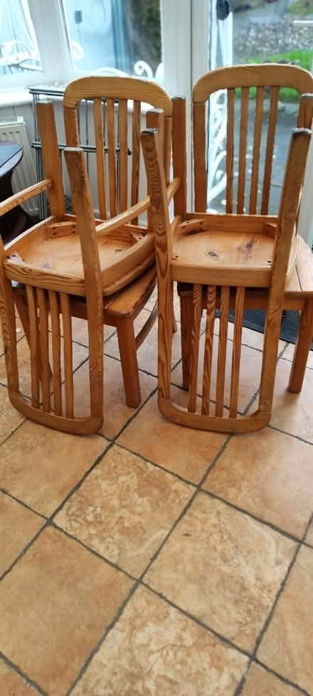 Photo of free 4 kitchen chairs (Dublin 12) #1