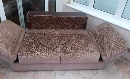 Photo of free Brown 2 seater/single bed (Riddlesdown) #1