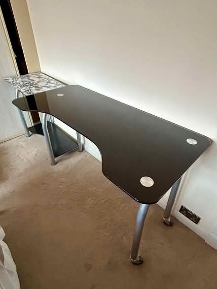 Photo of free Glass Desk Unit (Bernards Heath AL3) #1
