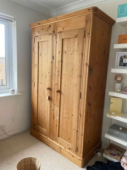 Photo of free Pine double wardrobe (St Stephens AL3) #1