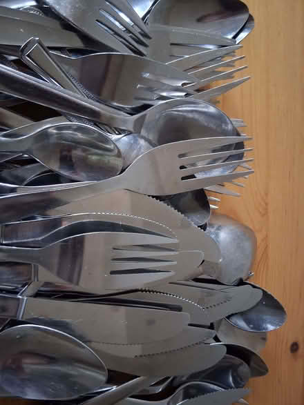 Photo of free Large amount of stainless steel cultery (BT8) #2