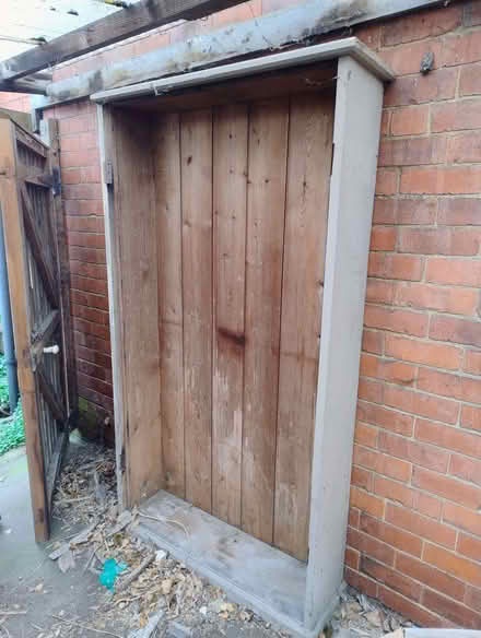 Photo of free Large wooden box, may suit garden or allotment (Little Herberts GL53) #1