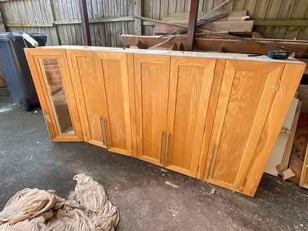 Photo of free Wooden kitchen wall unit (Totley) #1