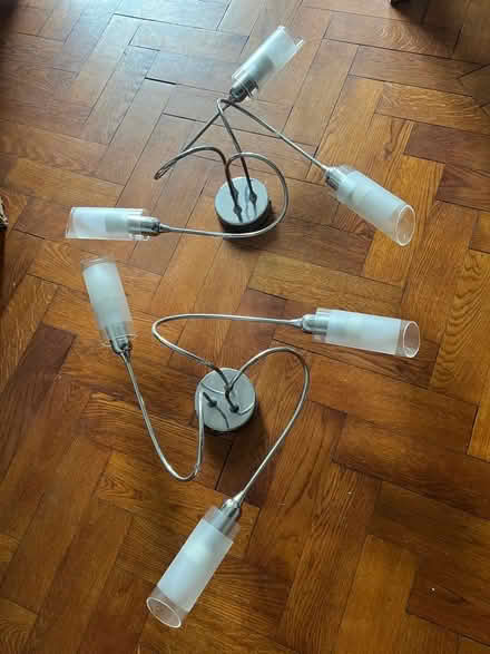 Photo of free Ceiling lamps - pair (Latchford WA4) #3