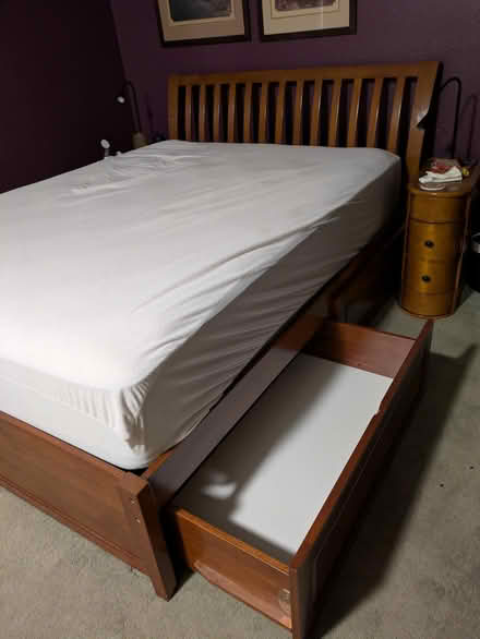 Photo of free Queen bedframe (Downtown Renton) #4
