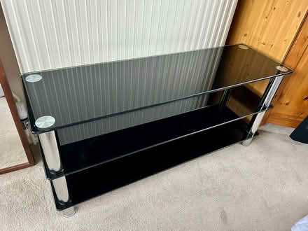 Photo of free Glass TV Stand (Bernards Heath AL3) #2