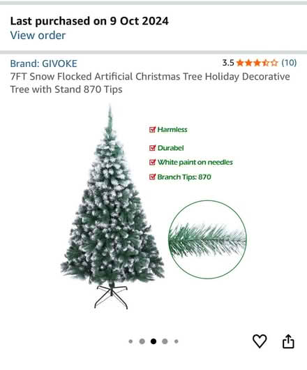 Photo of free 7 feet Christmas Tree (N19 4NR) #1