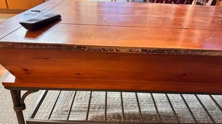 Photo of free Wood and metal coffee table (5 miles east of Gresham) #3