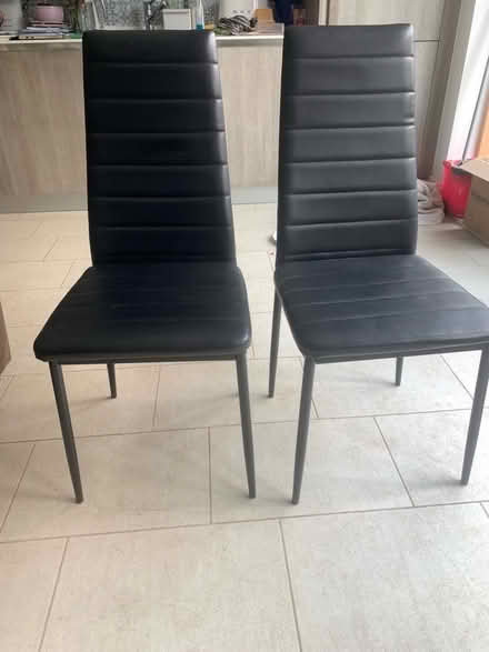 Photo of free Glass dining table and 4 chairs (Marks Tey CO6) #3