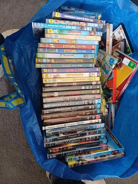 Photo of free Very large bag of dvd (LS16 Ireland wood) #3