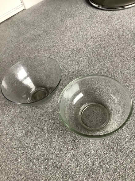 Photo of free Large glass mixing bowl. Dessert glass bowl . (Kenilworth CV8) #2