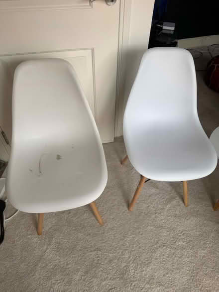 Photo of free 2 dining table chairs (Leeds LS10) #3