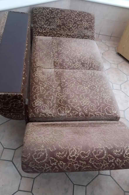Photo of free Brown 2 seater/single bed (Riddlesdown) #2