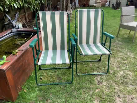 Photo of free Sun lounger and 2 folding chairs (Great Notley CM77) #4