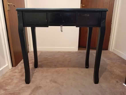 Photo of free Black wooden console desk (Shirley CR0) #1