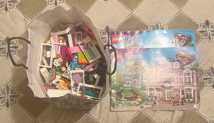 Photo of free Bag of Legos + 2 Lego Friends Books (Flatlands) #1