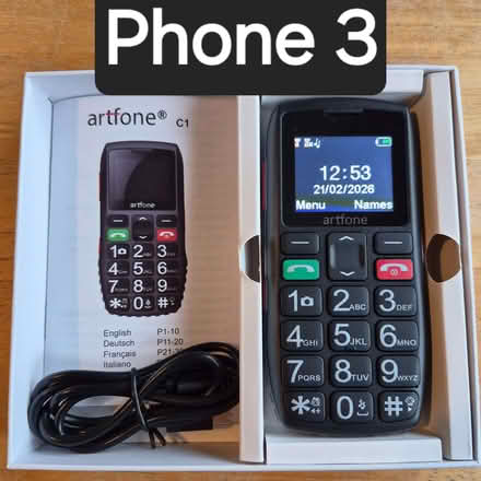 Photo of free Big Button basic Mobile phones x3 (Bridge Of Earn PH2) #3