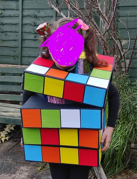 Photo of free Rubik cube costume for 7-8y.o. child (Priestwood RG42) #1