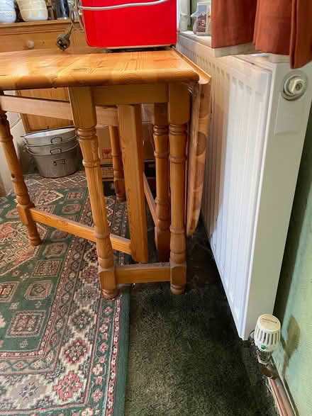 Photo of free Pine Gate Leg Table (Ford, near Colerne) #2