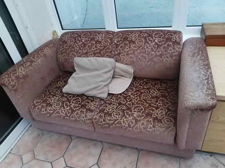 Photo of free Brown 2 seater/single bed (Riddlesdown) #3