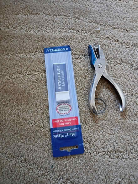 Photo of free Hole punch and Eraser (Birdland) #1