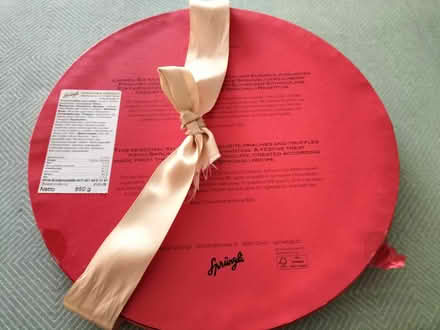 Photo of free SpruĢngli chocolate gift box (Wollaton NG8) #3