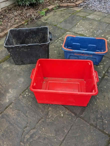 Photo of free Three plastic boxes (Staplehurst TN12) #1