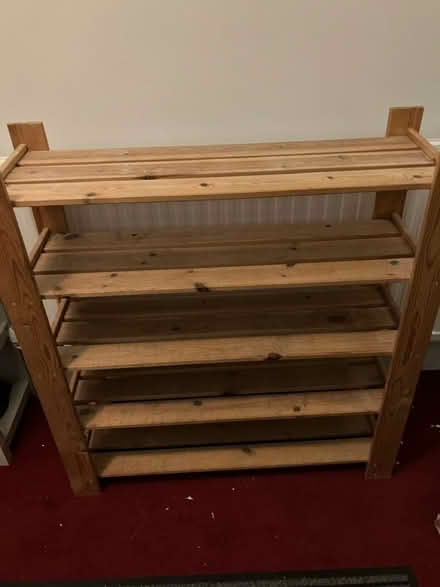 Photo of free Pine Shoe rack (SE26) #1