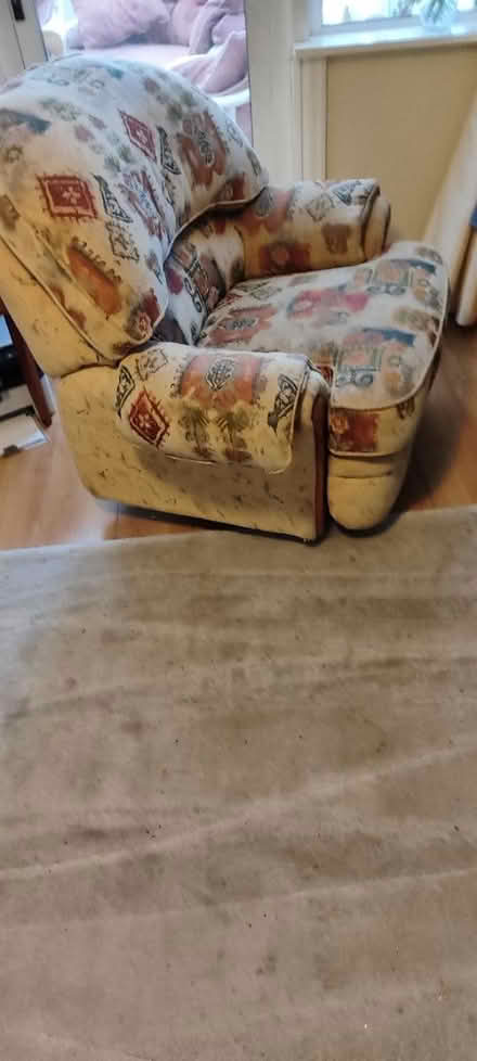 Photo of free Swivel recliner chair (Kimmage) #4