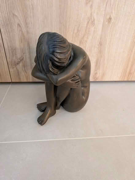 Photo of free Crying woman wooden statue (Bernards Heath AL1) #1